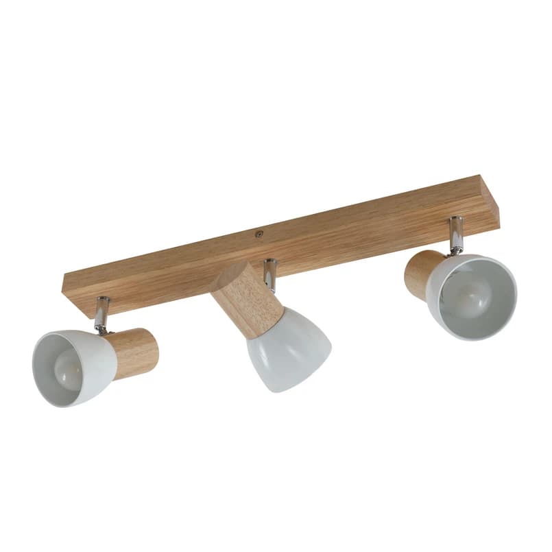 Lindby - Thorin 3 Kattovalaisin Wood/White – Lindby