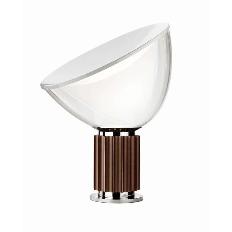 FLOS - Taccia LED Pöytävalaisin Small Bronze – FLOS
