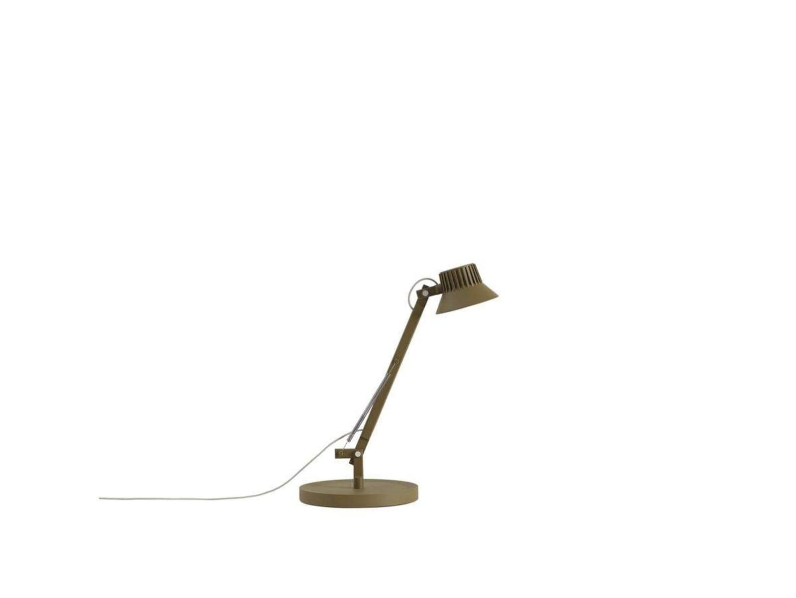Dedicate Pöytävalaisin S1 Brown Green Muuto - Työhuone / toimisto - Alumiini – Muuto