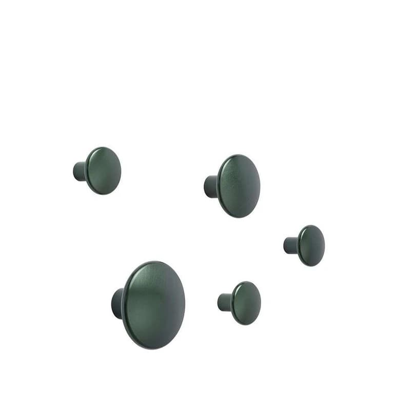 Muuto - Dots Metal Set Of 5 Dark Green – Muuto