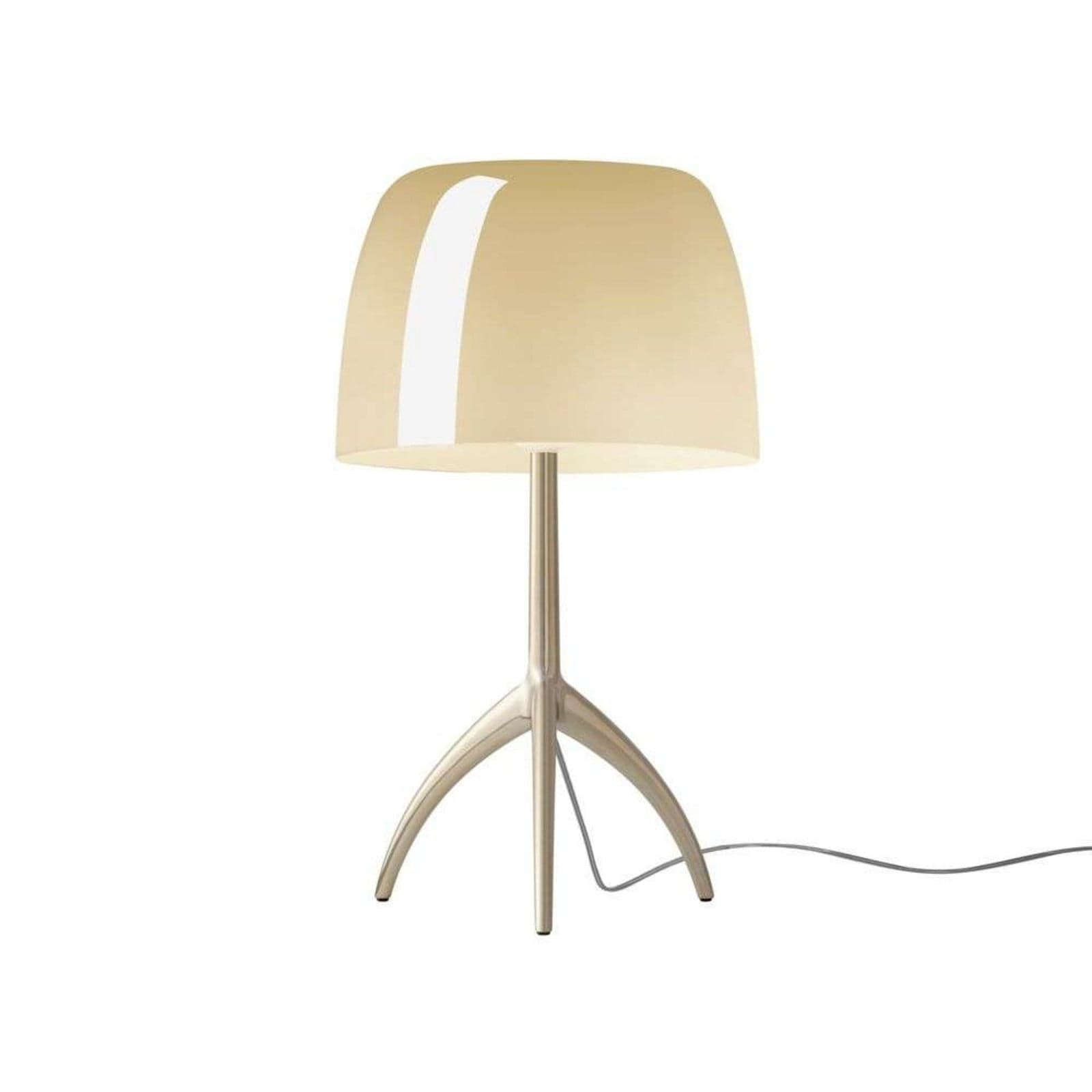 Lumiere Grande pöytävalaisin, kulta/beige, 45 cm Foscarini - Olohuone - Alumiini – Foscarini