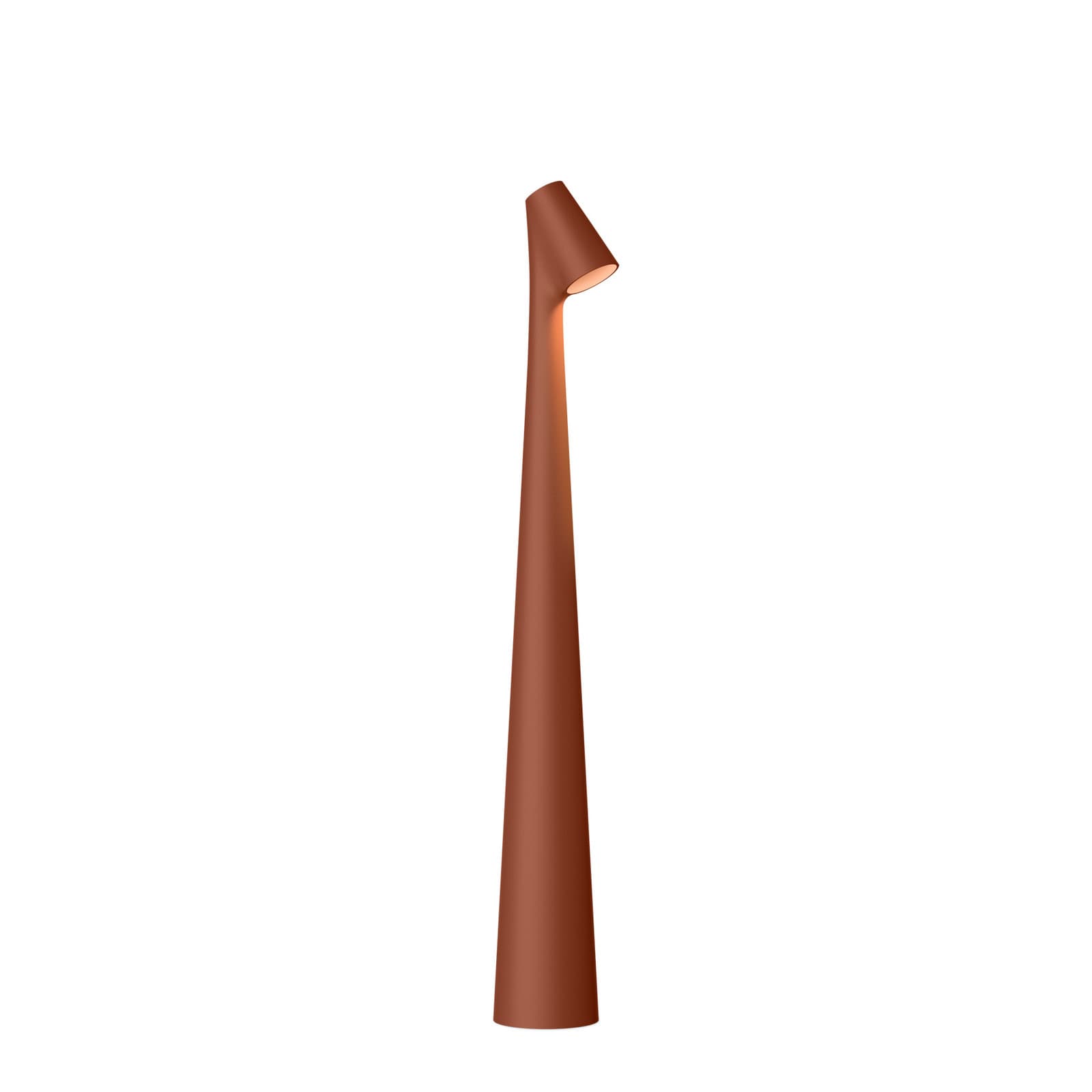 Africa Portable, terrakotta, korkeus 40 cm, LED, akku Vibia - Olohuone - Design - Metalli – Vibia