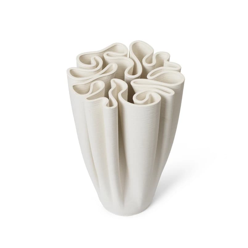 ferm LIVING - Dedali-maljakko H25, luonnonvalkoinen – – ferm LIVING