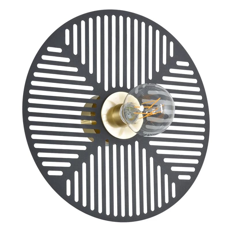 MARKET SET - Waterlily seinälamppu musta – MARKET SET