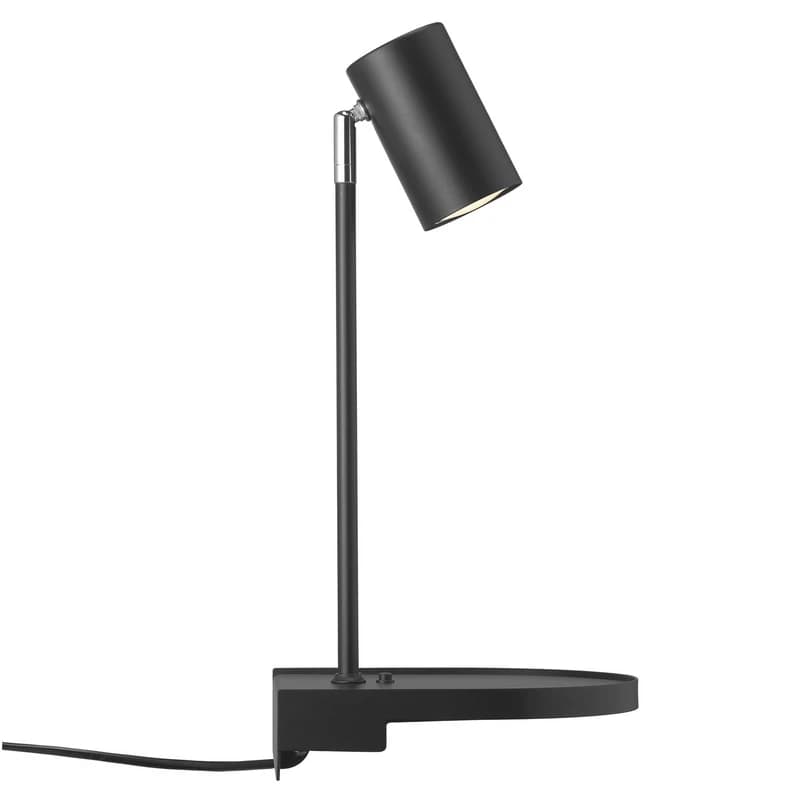 Nordlux - Cody Seinävalaisin w/USB-A Port for Charging Black – Nordlux