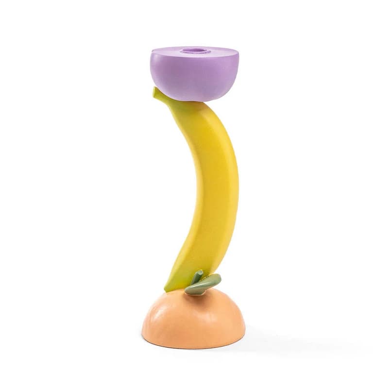SELETTI - Vitamin Banana -kynttilänjalka, monivärinen – SELETTI