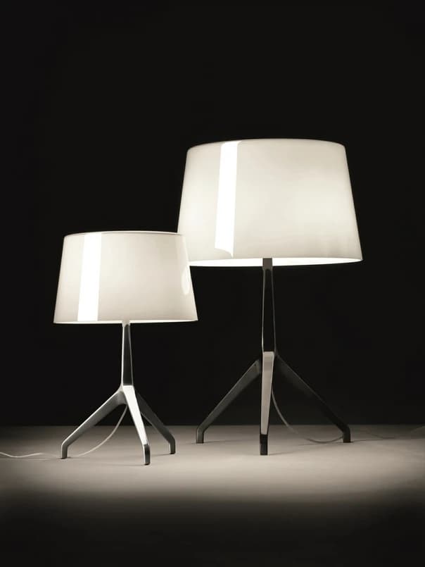 Foscarini - Lumiere XXL Pöytävalaisin Alu/Valkoinen – Foscarini
