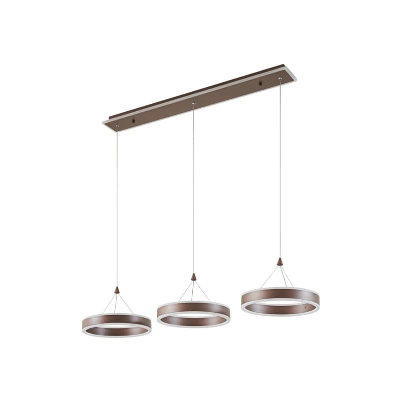 Lucande - Kolo 3 LED Riippuvalaisin Iced Coffee – Lucande