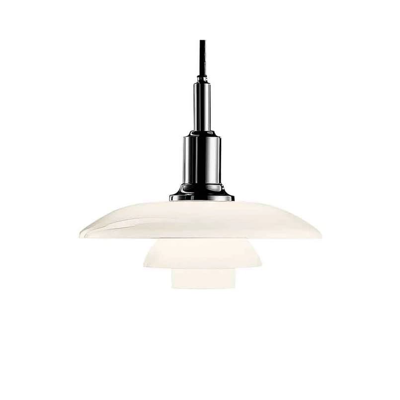 Louis Poulsen - PH 3/2 riippuvalo, kromi/opaalilasi, Ø 29 cm – Louis Poulsen