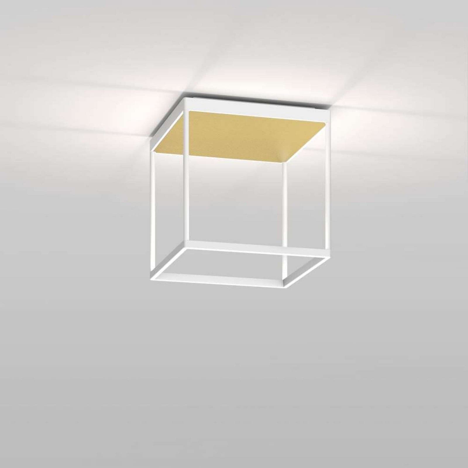 Reflex 2 LED-kattovalaisin, kulta/valkoinen, 30 cm Serien Lighting - Olohuone - Alumiini – Serien Lighting