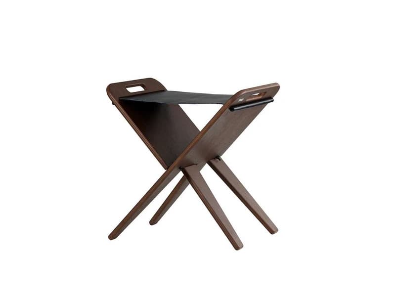 Piet Hein - Klaburet Stool Walnut/Black – Piet Hein