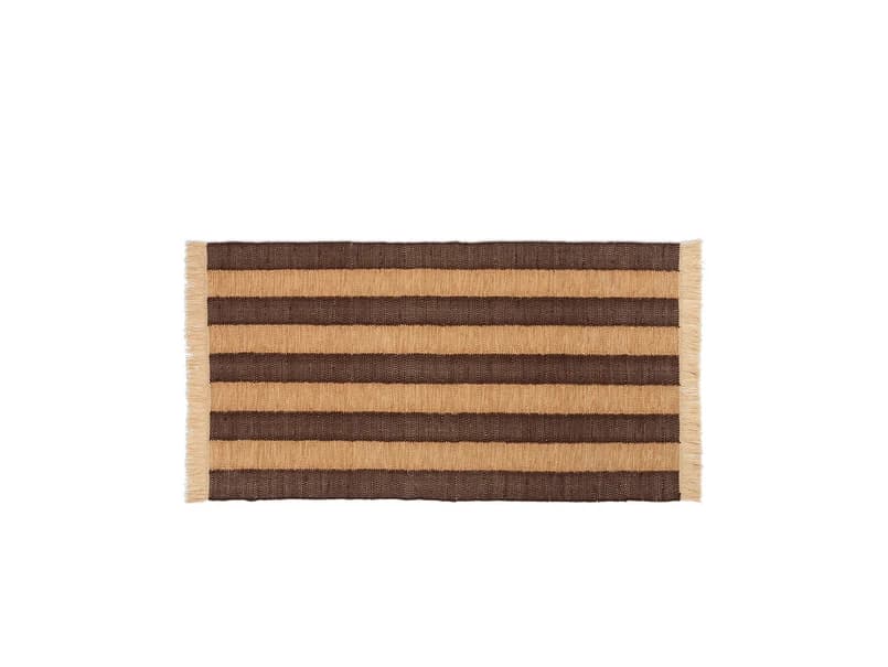 ferm LIVING - Ives Matto 80x140 Tan/Chocolate – ferm LIVING