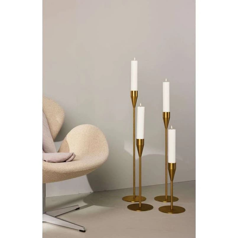 Piet Hein - Venus & Jupiter Maxi Kynttilänjalka Set Brass – Piet Hein