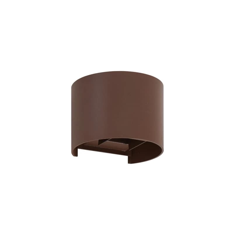 Lindby - Nivar Round LED Ulko Seinävalaisin Rust Brown – Lindby