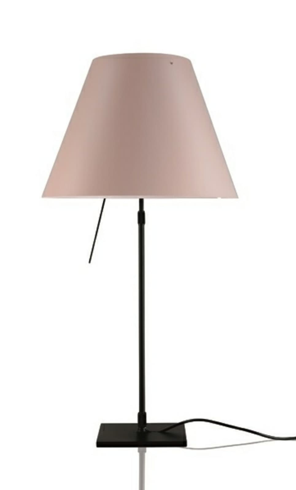 Costanza Pöytävalaisin w/Himmennin Musta/Soft Skin Luceplan - Olohuone - Alumiini – Luceplan