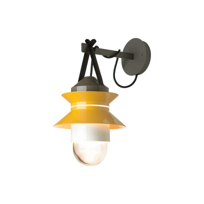 MARSET - Santorini Seinävalaisin IP65 SennepsKeltainen – MARSET