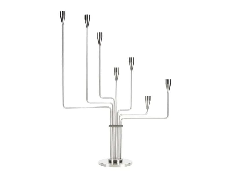 Piet Hein - Karlsvognen Kynttilänjalka H63 Stainless Steel – Piet Hein
