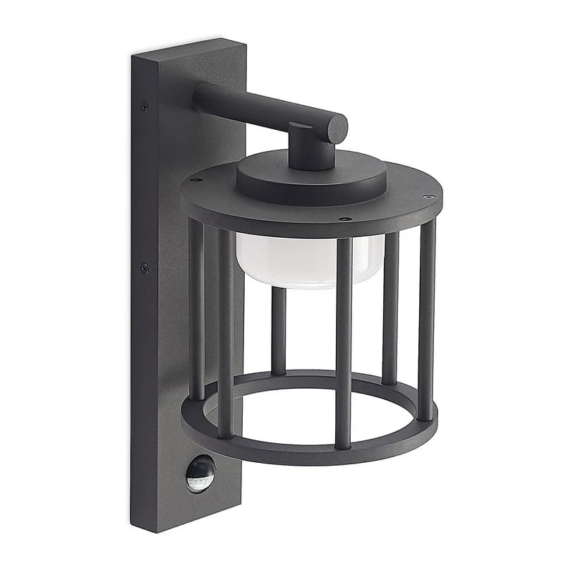 Lucande - Berenike Ulko Seinävalaisin w/Sensor Dark Grey – Lucande