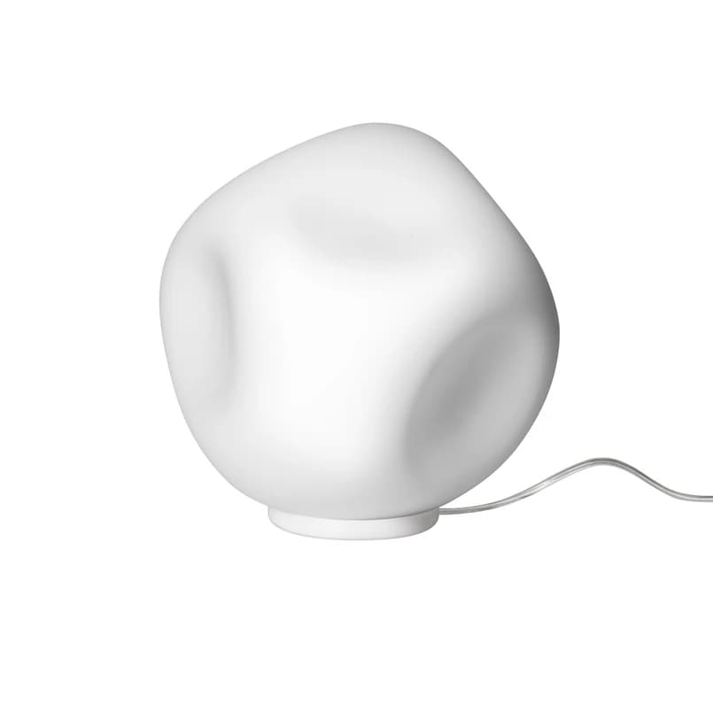 Foscarini - Hoba Media pöytälamppu, Ø 24 cm, päälle/pois, lasi – Foscarini