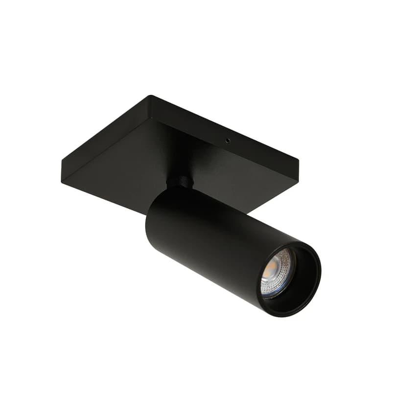 Arcchio - Brinja Slim kattokohdevalo, 1-lamppuinen, 11 cm, GU10 MR11, musta – Arcchio