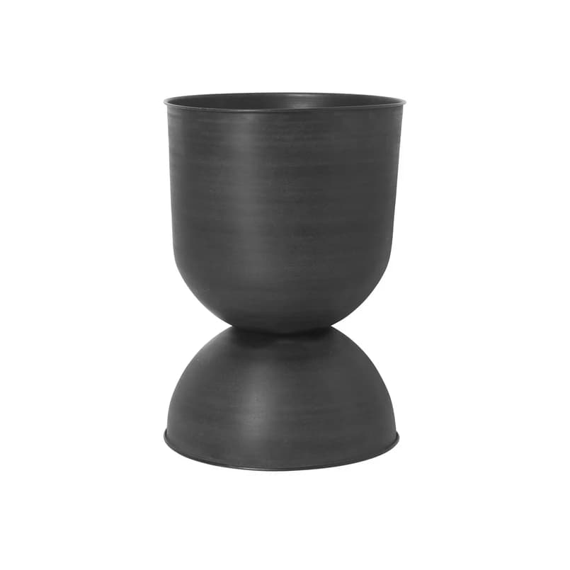 ferm LIVING - Hourglass kasviastia, suuri, musta – ferm LIVING