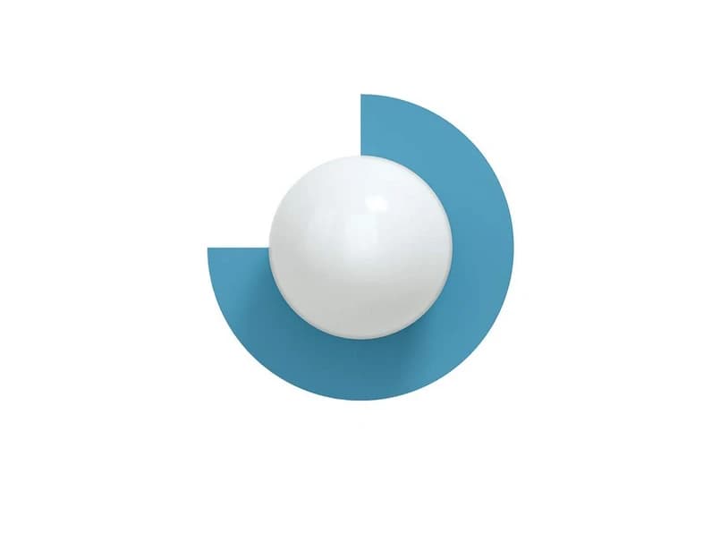 Swedish Ninja - Candy Big Circle 270 L seinävalaisin, sininen – Swedish Ninja