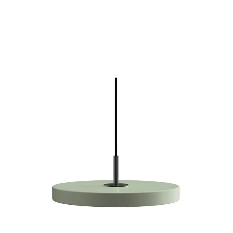 UMAGE - Asteria Plus riippuvalo, Ø 30 cm, vaaleanvihreä/musta – UMAGE