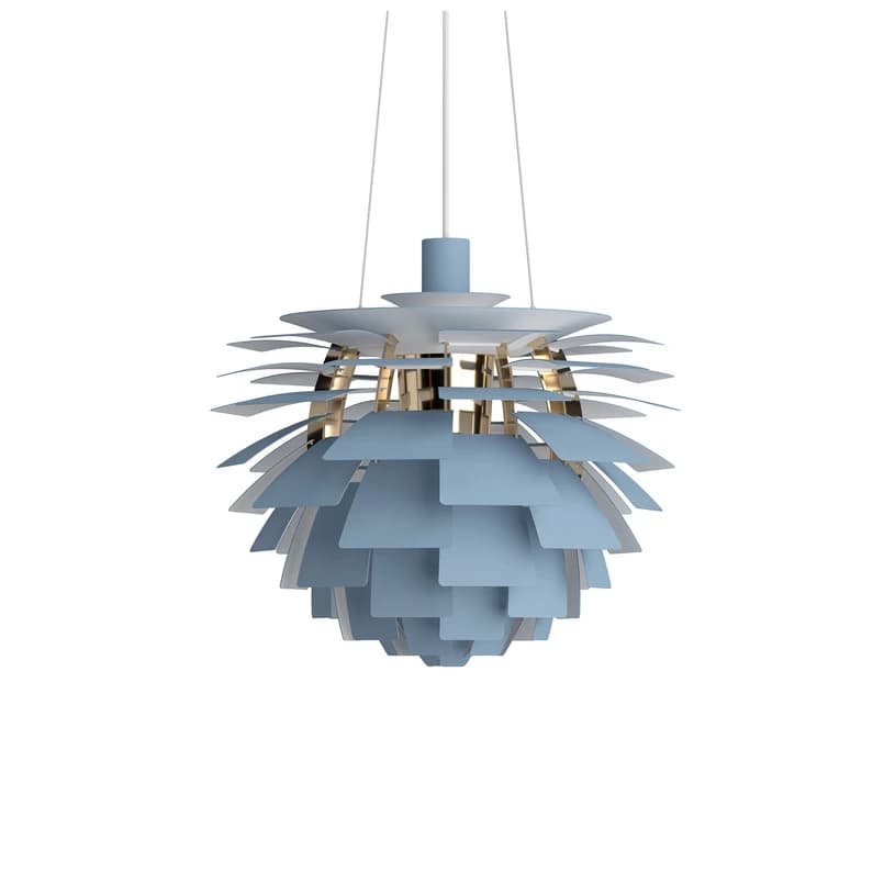 Louis Poulsen - PH Artichoke riippuvalo sininen/messinki 48 cm – Louis Poulsen