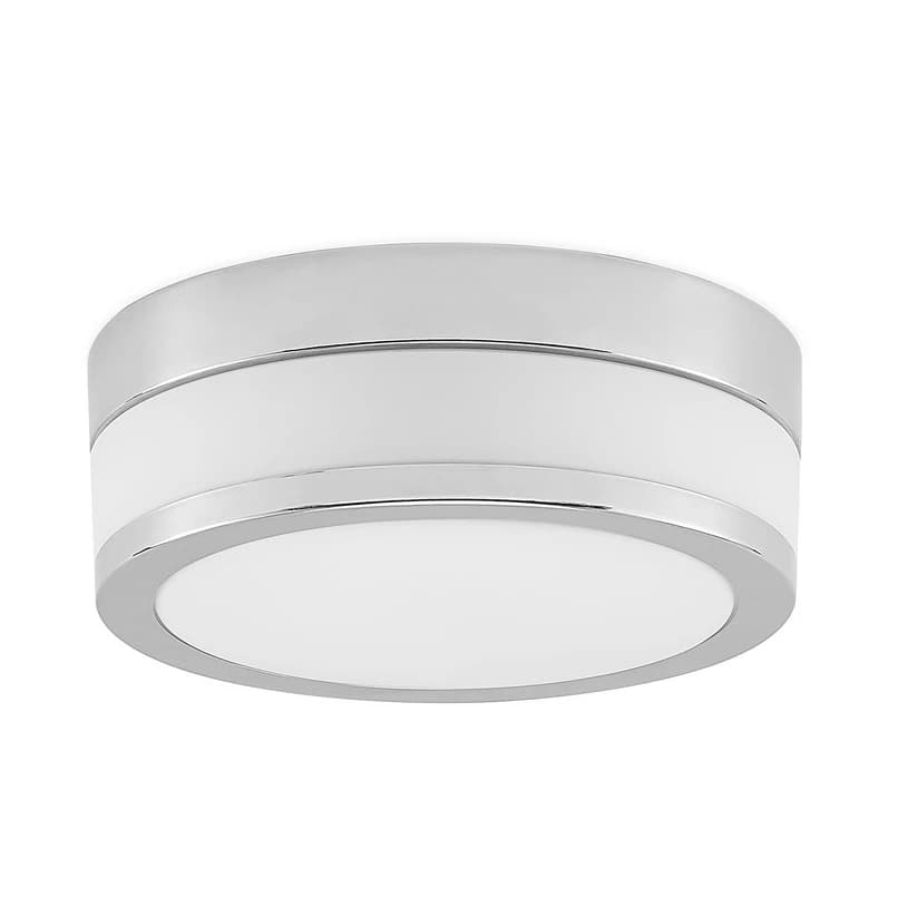 Lindby - Flavi kylpyhuoneen kattolamppu, Ø 23 cm, kromi – Lindby