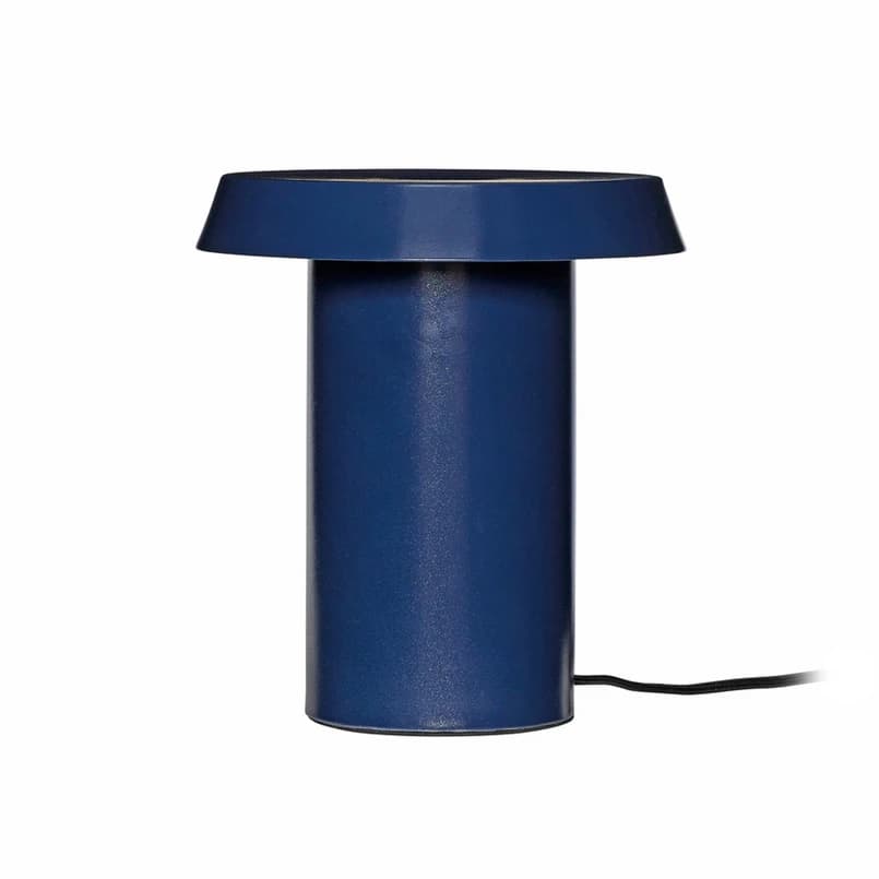 Hübsch - Keen Pöytävalaisin Dark Blue – Hübsch