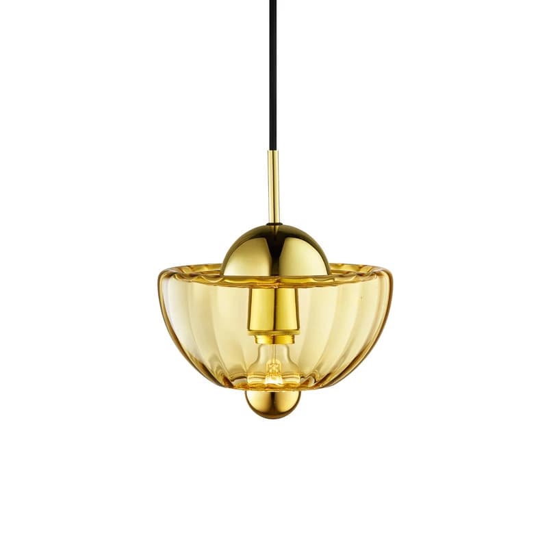 DESIGN BY US - Lotus-riippuvalaisin Amber – DESIGN BY US