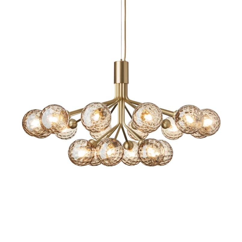 Nuura Aps - Apiales 18 kattokruunu, messinki/kulta, 18-osainen Nuura – Nuura Aps