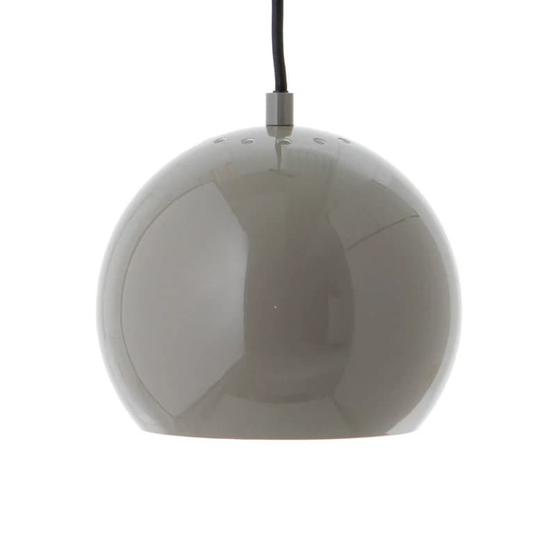FRANDSEN - Ball Riippuvalaisin Ø18 Glossy Warm Grey – FRANDSEN