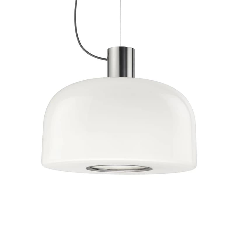 FLOS - Bellhop Lasi S2 Riippuvalaisin Bright Alumiinit – FLOS