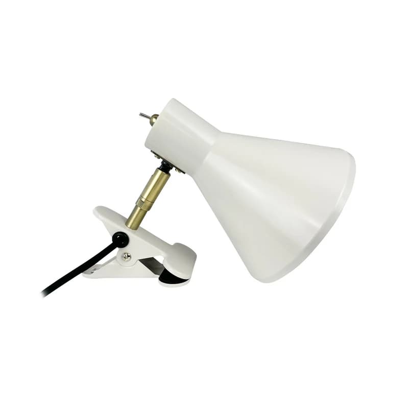 Dyberg Larsen - Sleep-klipsivalaisin Shiny White/Antique Brass – Dyberg Larsen