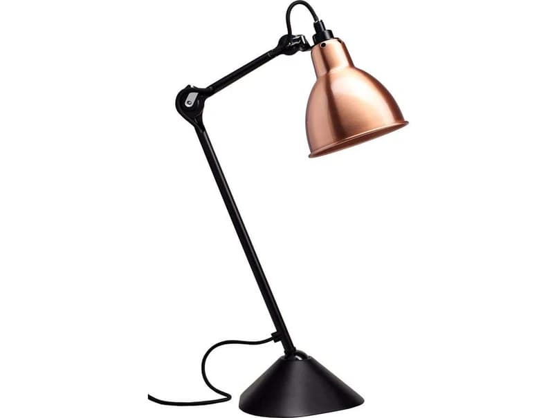 Lampe Gras - 205 Pöytävalaisin Musta/Kupari – Lampe Gras