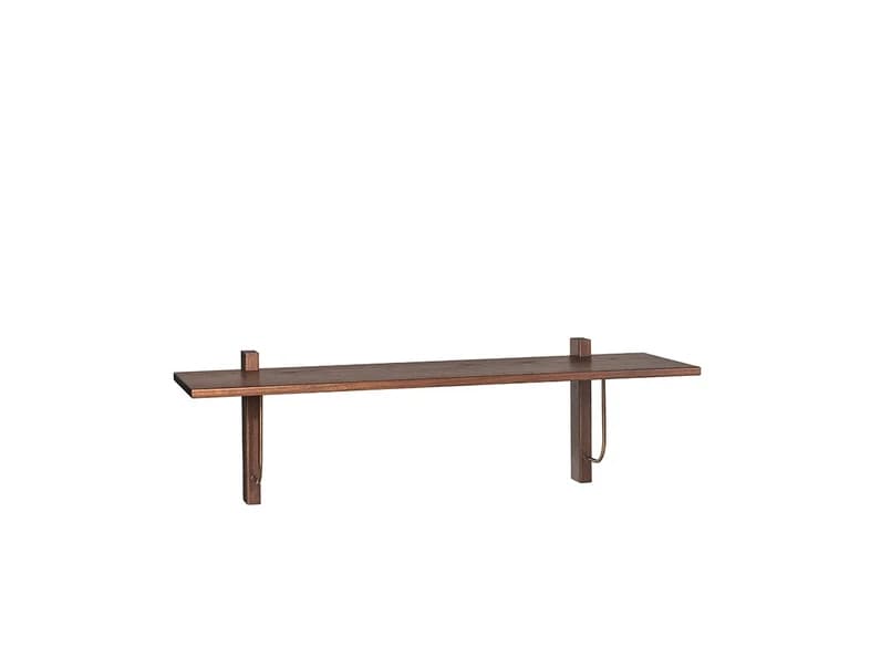 Audo Copenhagen - Corbel-seinähylly, tumma tammi, pituus 100 cm Audo – Audo Copenhagen