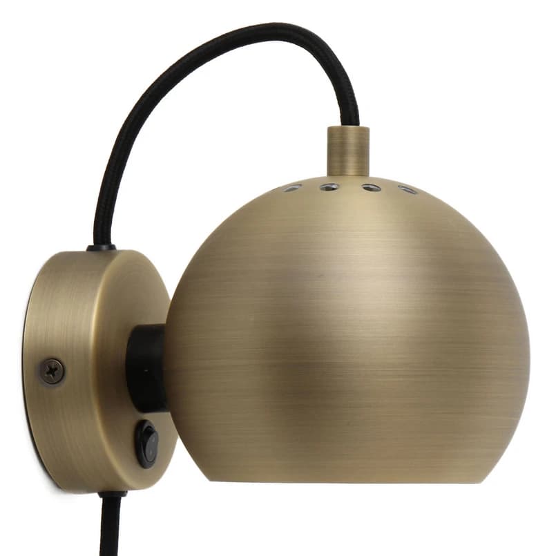 FRANDSEN - Ball Seinävalaisin Antique Brass – FRANDSEN
