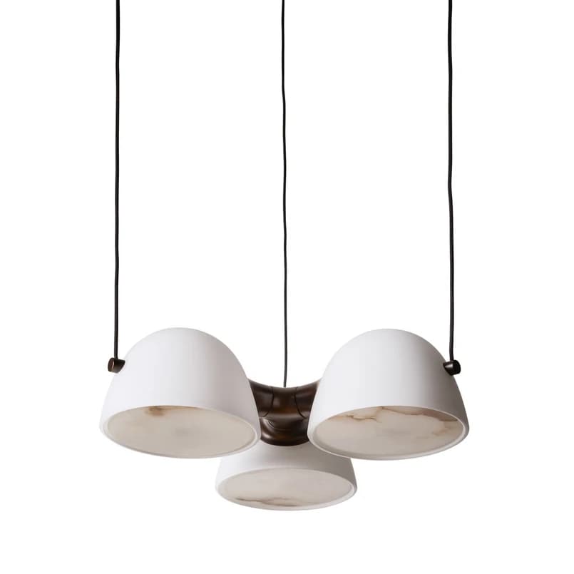 Made By Hand - Fuse Triple -riippuvalaisin, messinki, lasi käsintehty – Made By Hand