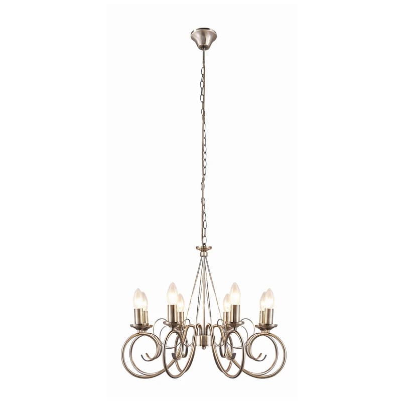 Lindby - Marnia 8 Kattokruunu Antique Brass – Lindby