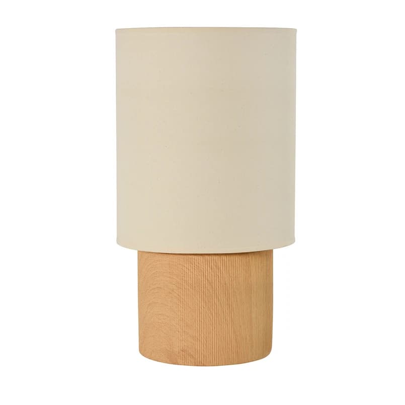COREP - Rhodes-pöytävalaisin, puu, vaalea/beige, korkeus 51 cm – SAS – COREP