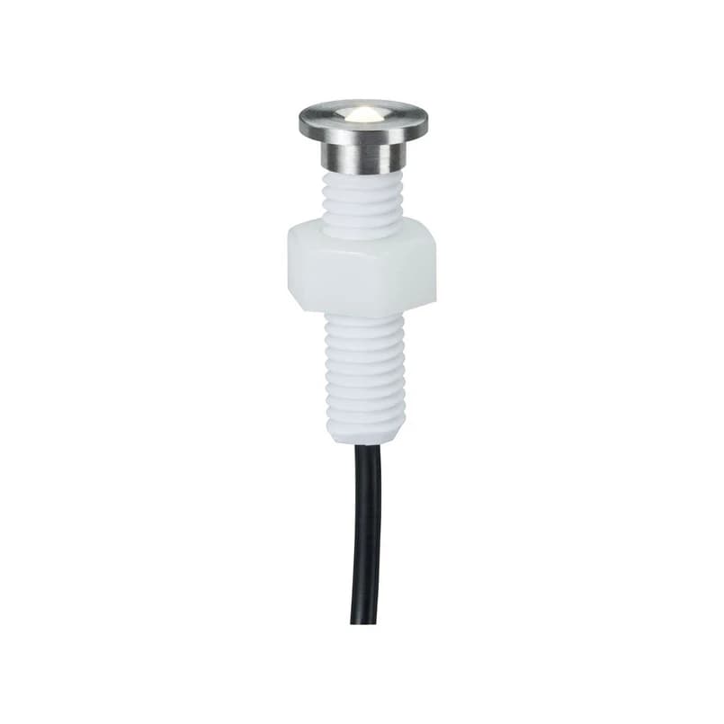 Paulmann - Plug & Shine 5 LED Maahanupotettava Spotti MicroPen II IP67 Silver – Paulmann