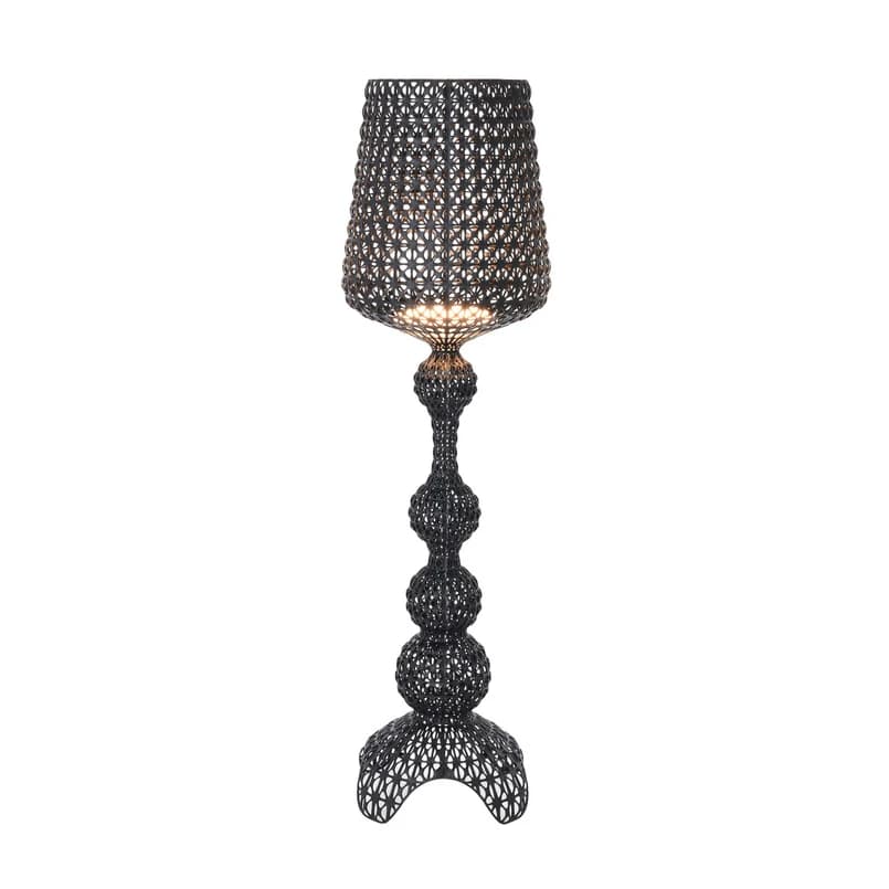 Kartell - Kabuki Outdoor lattiavalaisin, musta – Kartell