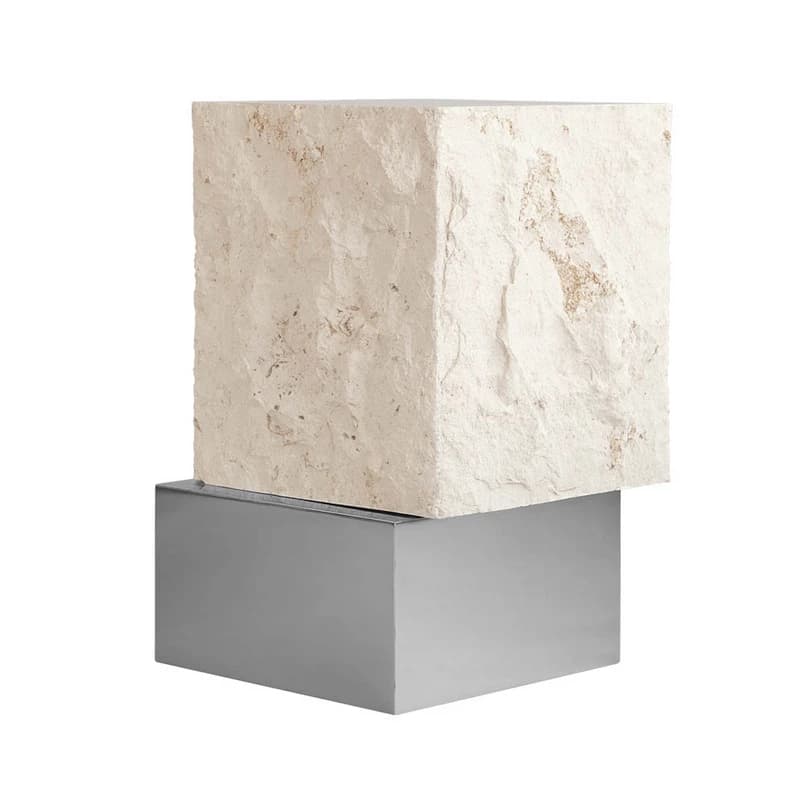 101 COPENHAGEN - Temple Pöytä Tall Chrome/Limestone – 101 COPENHAGEN