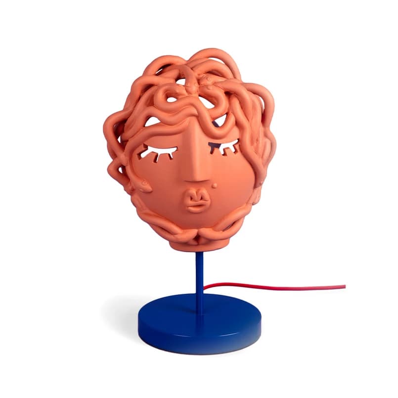 SELETTI - Medusa Mask Pöytävalaisin Terracotta – SELETTI