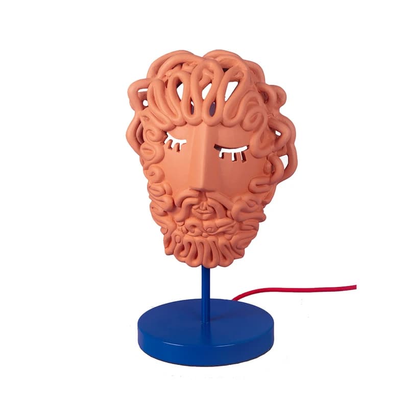 SELETTI - Ulysse Mask Pöytävalaisin Terracotta – SELETTI