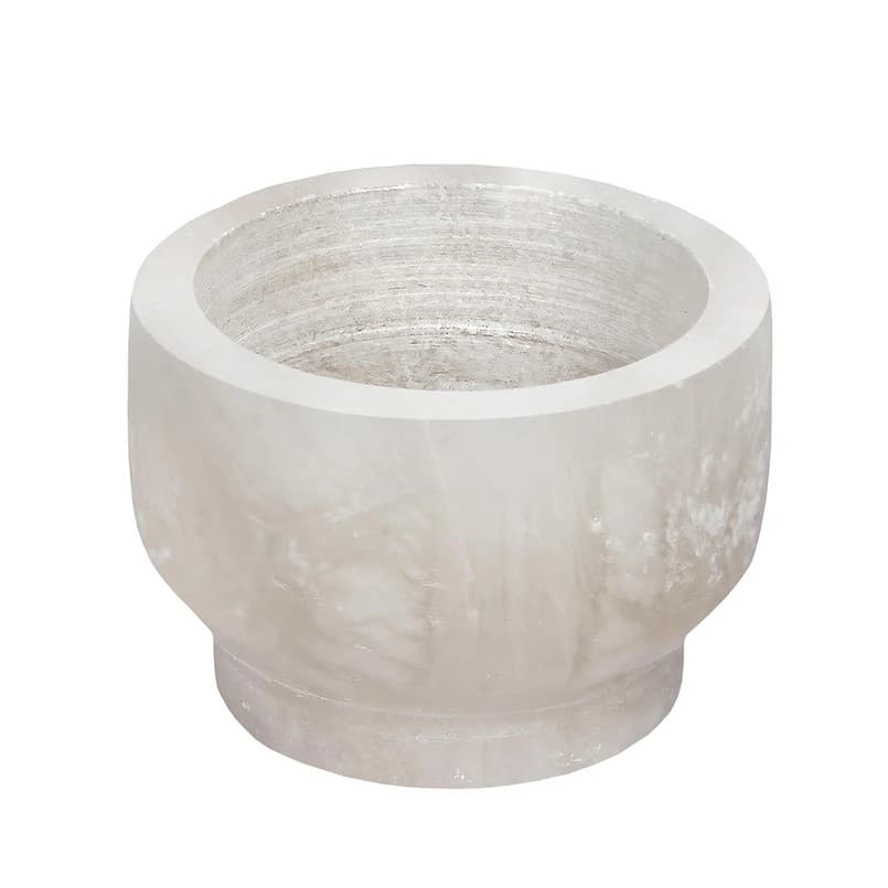 Uyuni Lighting - Alabaster Kynttilänjalka 8x5 cm Valkoinen – Uyuni Lighting