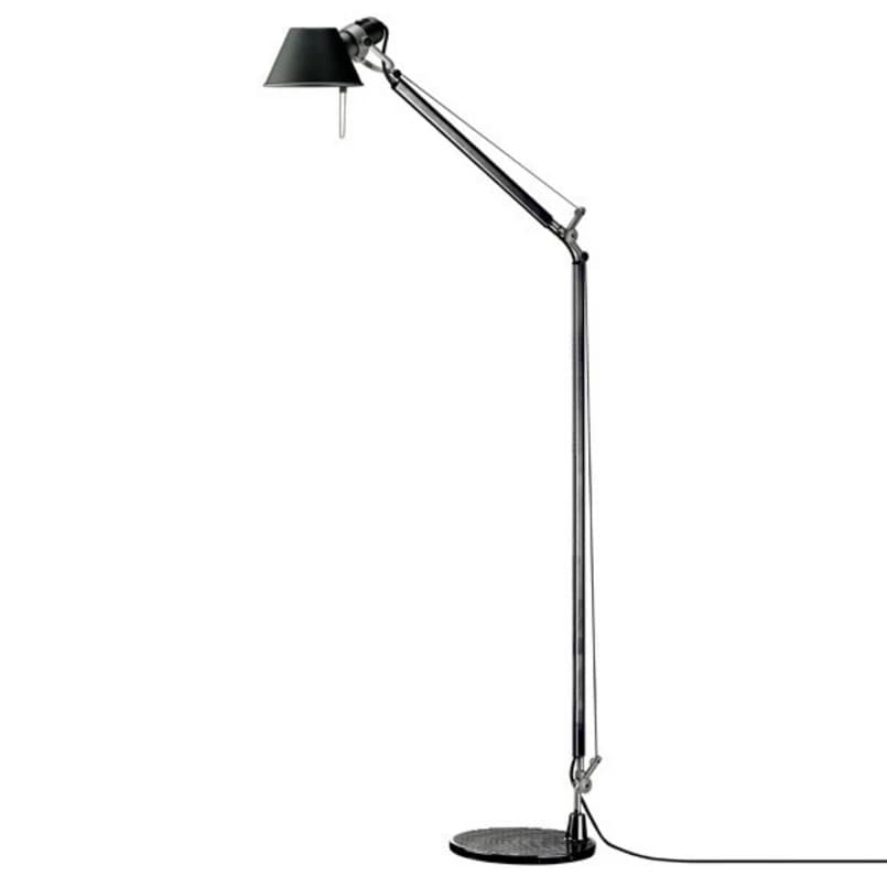Artemide - Tolomeo Reading Lattiavalaisin Musta w/Alu Jalka – Artemide