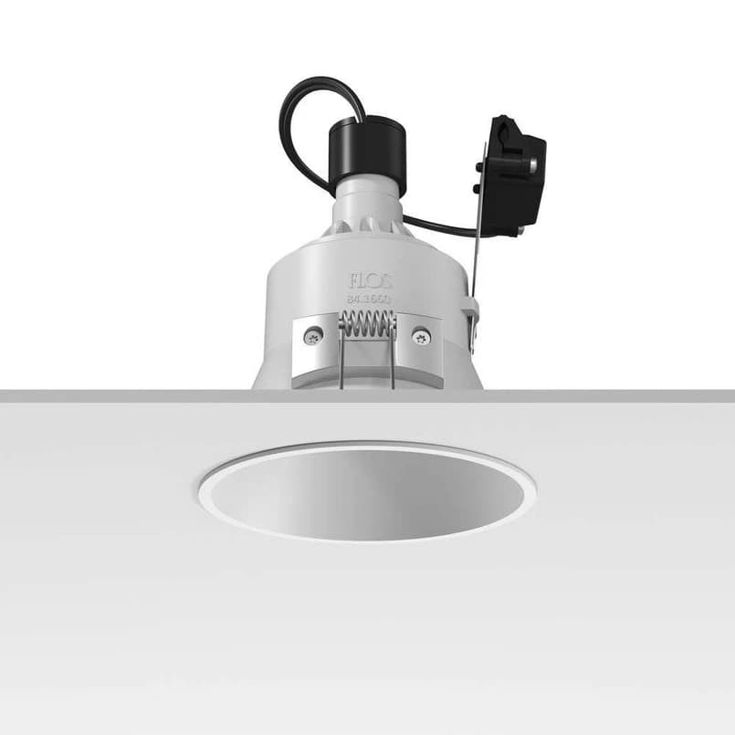 FLOS - Easy Kap 105 Fixed EVO upotettava spotti, valkoiset – FLOS