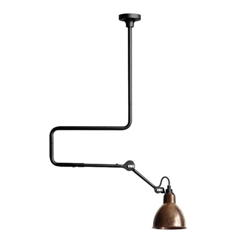 Lampe Gras - 312 Kattovalaisin Musta/Raaka Kupari/Valkoinen – Lampe Gras